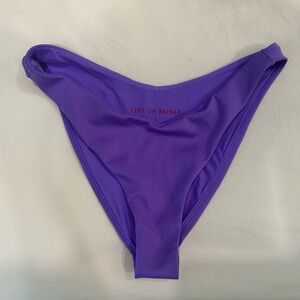Left On Friday Small Purple Dip Bottom